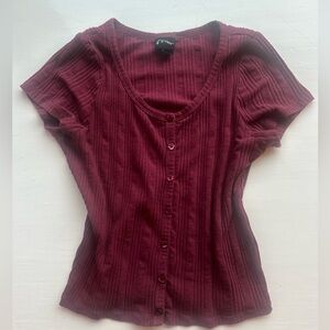ART CLASS (TARGET) SIZE 7-8 (GIRLS) BURGUNDY TEE
